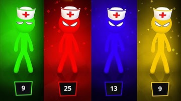 Stickman Party - Tournament Mode 123 4 Player Random - MiniGames Gameplay Part 255