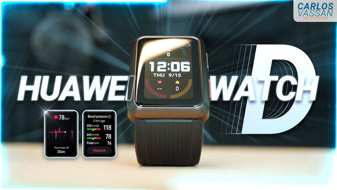 Huawei Watch D: el reloj que mide la presión arterial 
