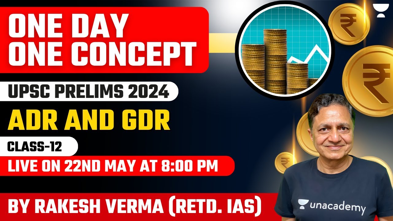 [Economy] ADR & GDR | One Day One Concept | UPSC Prelims 2024 | Rakesh ...