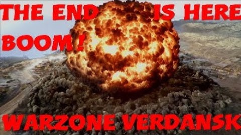 Warzone Live Nuke Event Ending Cutscene!!