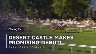Desert Castle looks a real talent for Godolphin with smart Newmarket debut | Full Replay screenshot 1