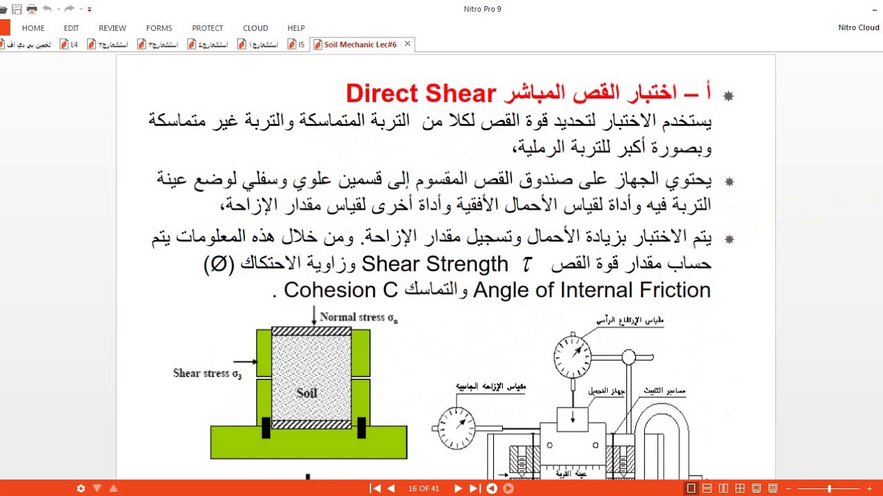 Soil Mechanic Lec#6 Shear Strength of Soil - YouTube