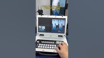 Best multi cameras recording live streaming 8 channel audio video mixer switcher