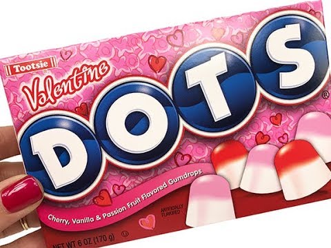 Valentine Dots Candy Unwrapping