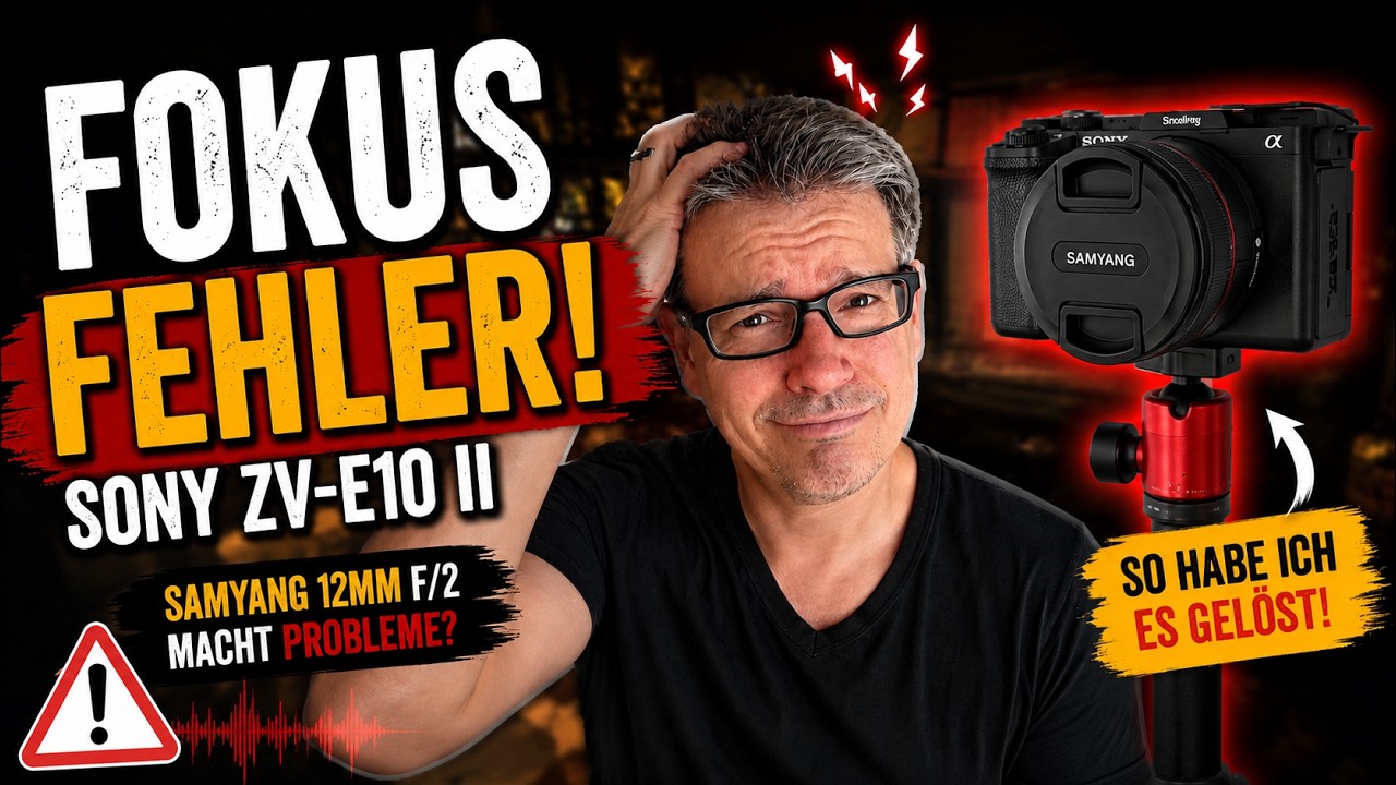 Sony ZV-E10 II: Focus Issues with the Samyang 12mm f/2 - YouTube