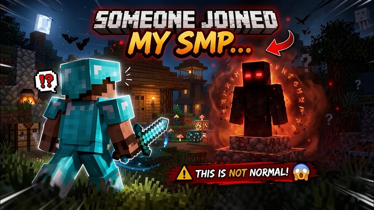 I Found a Stranger in My SMP… He Was Watching Me 😨! - YouTube