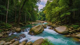 Relaxing Riverbank Retreat 🌿 | Forest Bird Ambience for Sleep and Mindfulness