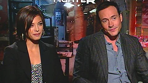 Kristin Kreuk and Chris Klein on 'Street Fighter'