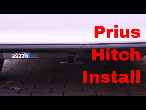 How to install a hitch on a Toyota Prius