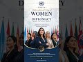 June 24 International Day of Women in Diplomacy. #sp10news