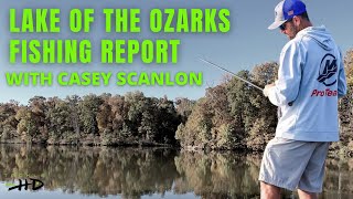 Tackle HD Lake of the Ozark Late October Fishing Report by Casey Scanlon