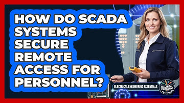 How Do SCADA Systems Secure Remote Access For Personnel? - Electrical Engineering Essentials