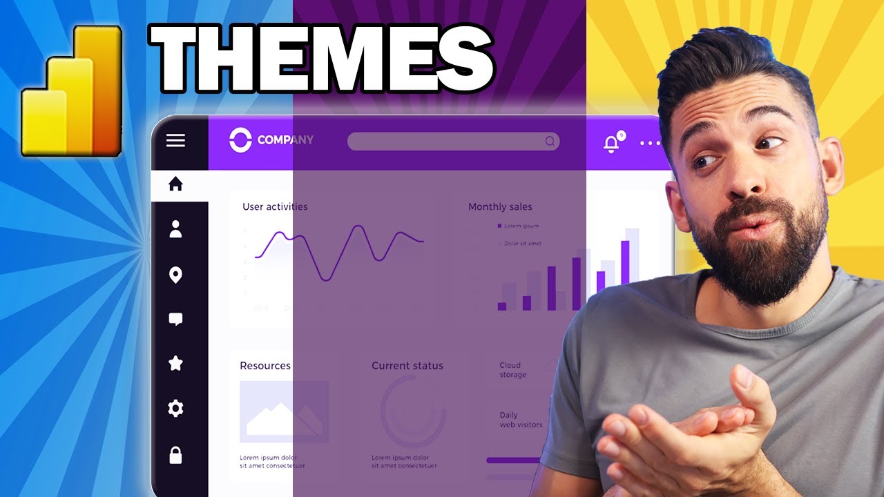 Make Every Power BI Report in Your Company Look Amazing | Themes in Power BI
