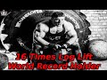 The Man Who Broke The Log Lift World Record 16 Times - Zydrunas Savickas