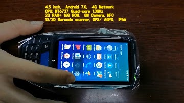 HiDON 4.5inch HP457 MT6737 2G+16G Android PDA handhelds terminal with barcode scanner PDA