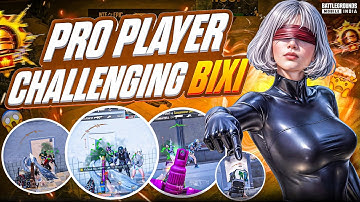 Pro Players Defeated Little Bixi Op😱 Intense 1v4🔥 Solo vs Squad Clutches In Conqueror Lobby | BGMI
