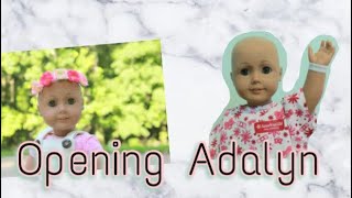 Welcome Home Adalyn! | Opening american girl doll from the doll hospital |