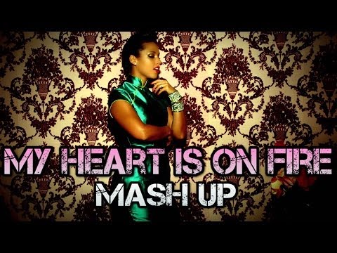 Alicia Keys & Demi Lovato & Rihanna & Nicki Minaj - My Heart Is On Fire (DJ Linuxis Mash Up)