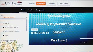 CPR3701- Reading prescribed sections chapter 1 Para 4 and 5