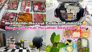 THANK GOD, FINALLY MOVING HOUSE AGAIN 🥲 | SHOPPING AT SUPERINDO, PREPARING SUPPLIES IN THE NEW KI...