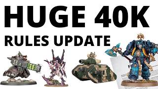 HUGE 40K Rules Update - Points, Rules + Every Faction's Changes Reviewed