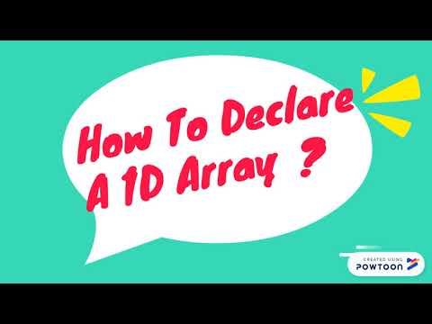 CHAPTER 5 : ARRAYS