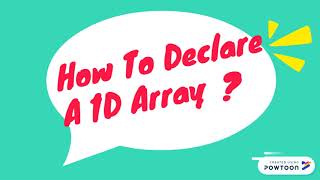 CHAPTER 5 : ARRAYS