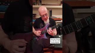 Alternate picking in 7/8 time with string skipping