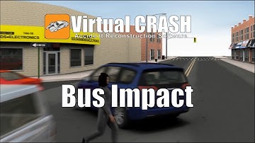 Pedestrian versus Bus | A Virtual CRASH 4 Animation