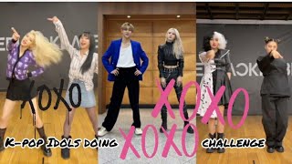 K-Pop Idols Doing Somi Xoxo Challenge Tik Tok Facing To Xoxo Bambam,Leejung,Sunbi,Jo Kwon Etc...