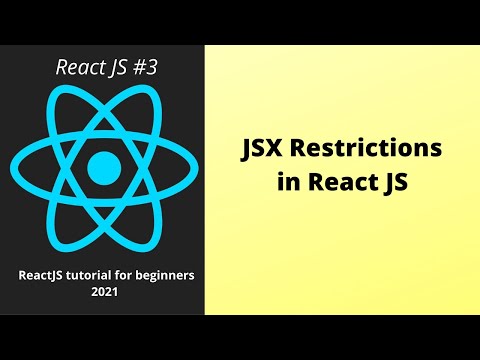 What are JSX Restrictions in ReactJS with example : Part 3