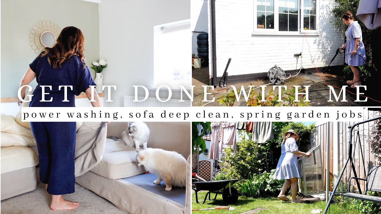 Get It Done With Me | satisfying power washing, deep cleaning sofa, garden odd jobs