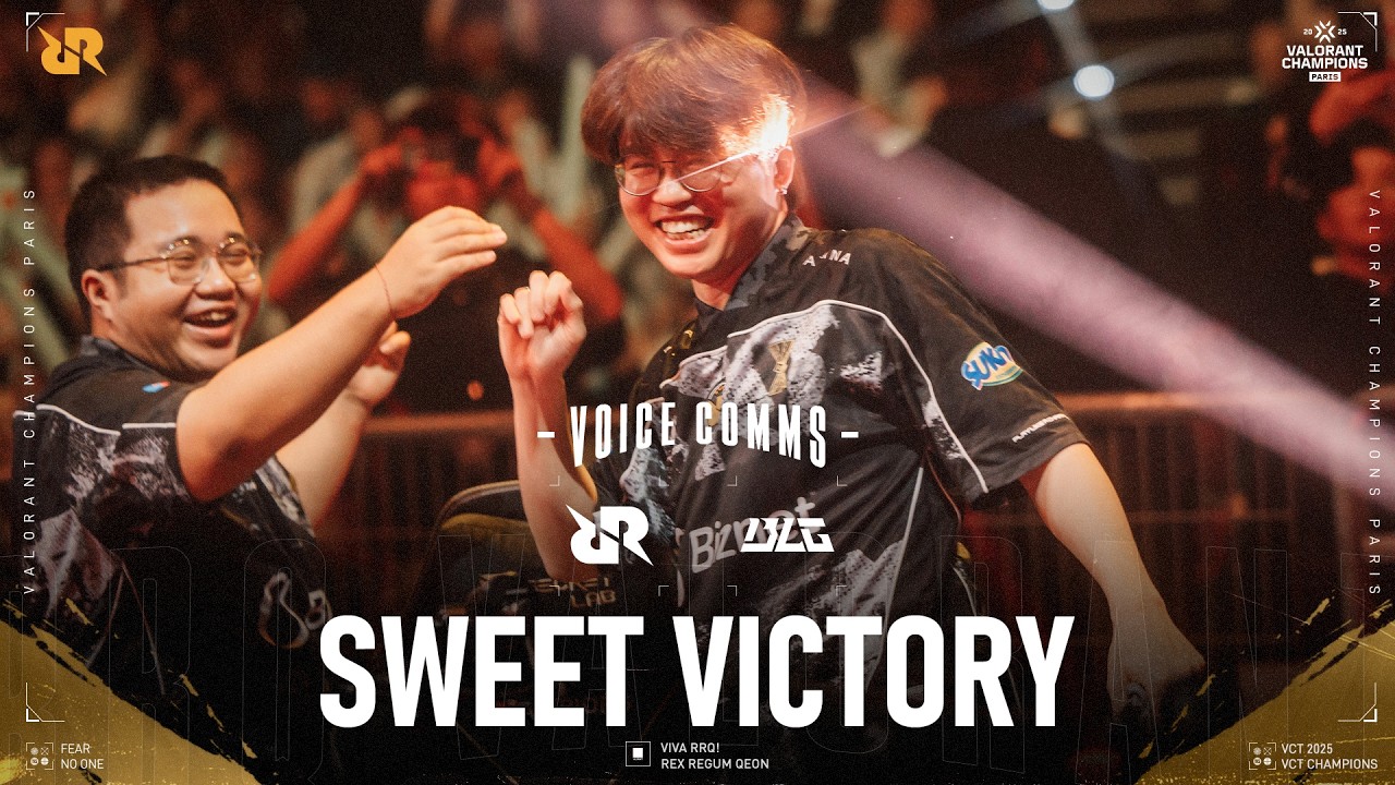 THE TASTE OF VICTORY | RRQ VS BLG | VCT CHAMPIONS PARIS 2025