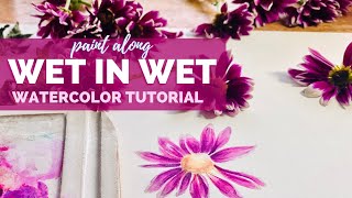 Wet in Wet: Watercolor Technique for Beginners ♥ STEP by STEP Art Tutorial