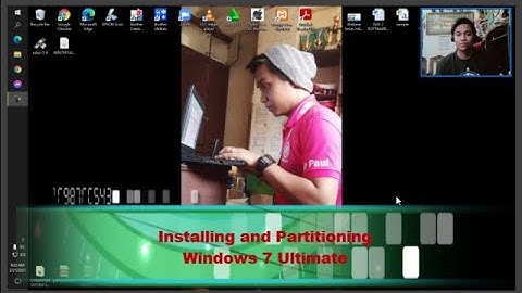 COC1 INSTALLING AND PARTITIONING CLIENT WINDOWS 7 ULTIMATE