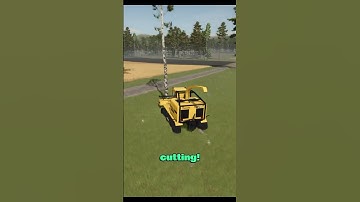 This Mod Makes Clearing Trees So Easy! #farmingsimulator25#shorts