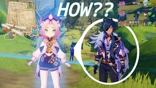 Windtrace Glitching out of map / Genshin impact / tutorial