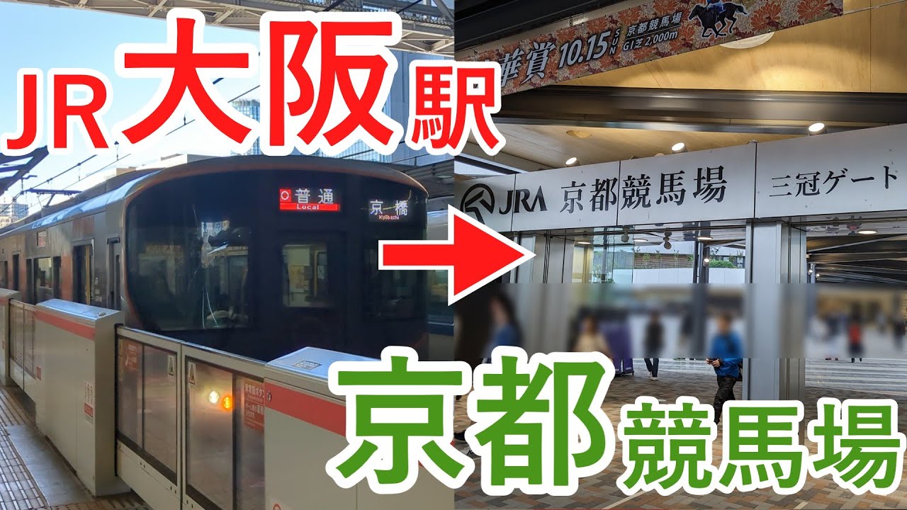 大阪から京都競馬場】Googleマップより詳しい！行き方・入場方法を解説