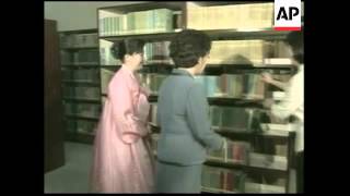 South Korea's first lady tours North Korean facilities; meets female leaders