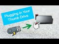 Satechi Aluminum Multi-Port V2 USB C Hub: Plugging In Your Thumb Drive