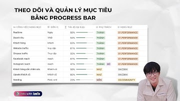 Notion update - Sử dụng Progress Bar để quản lý mục tiêu và tiến độ