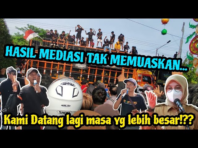 HASIL AUDIENSI TAK MEMUASKAN !! MASA DEMO SOUND SYSTEM BANYUWANGI AKAN KEMBALI YG LEBIH BESAR. class=