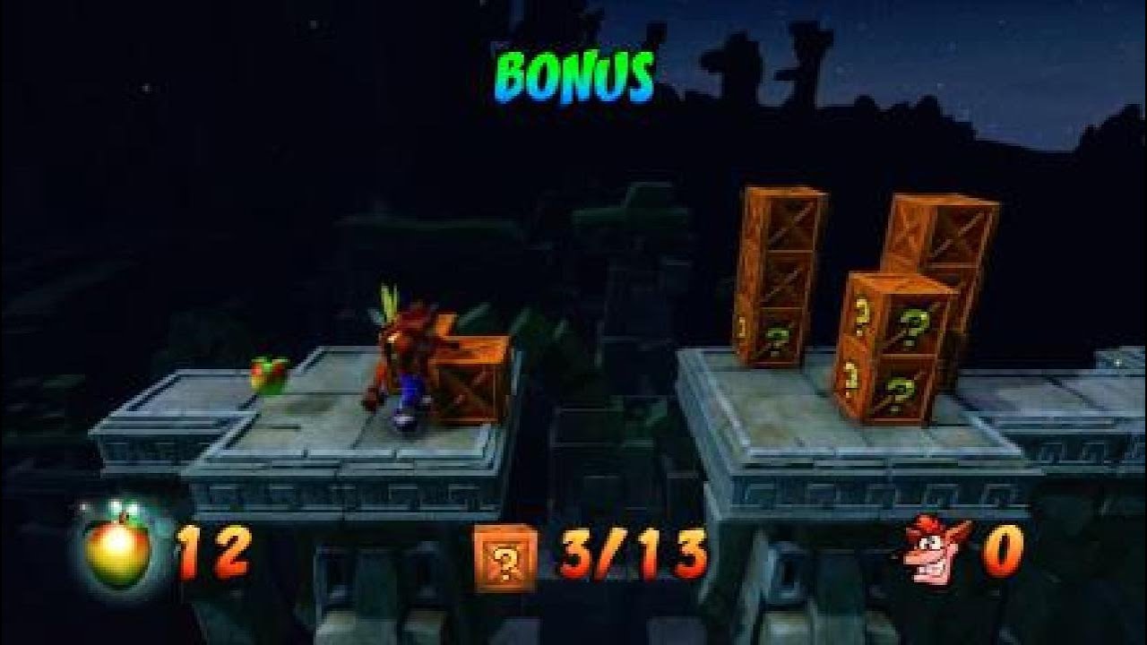Crash Bandicoot 2 N. Sane Trilogy Road to Ruin Bonus Level 100 All