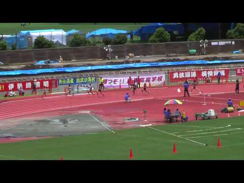 H24北関東大会　男子200m予選2組　佐藤　拳太郎（豊岡）