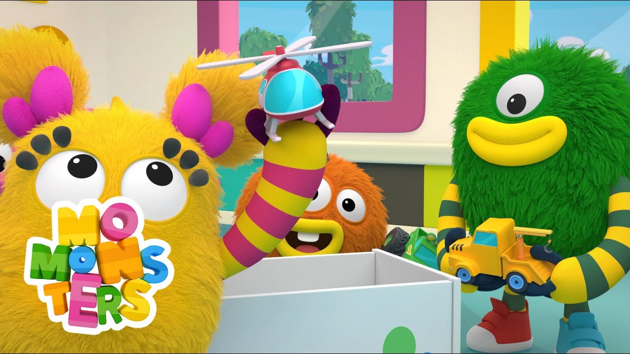 Cars | Rock, Paper, Scissors - Momonsters educational cartoons