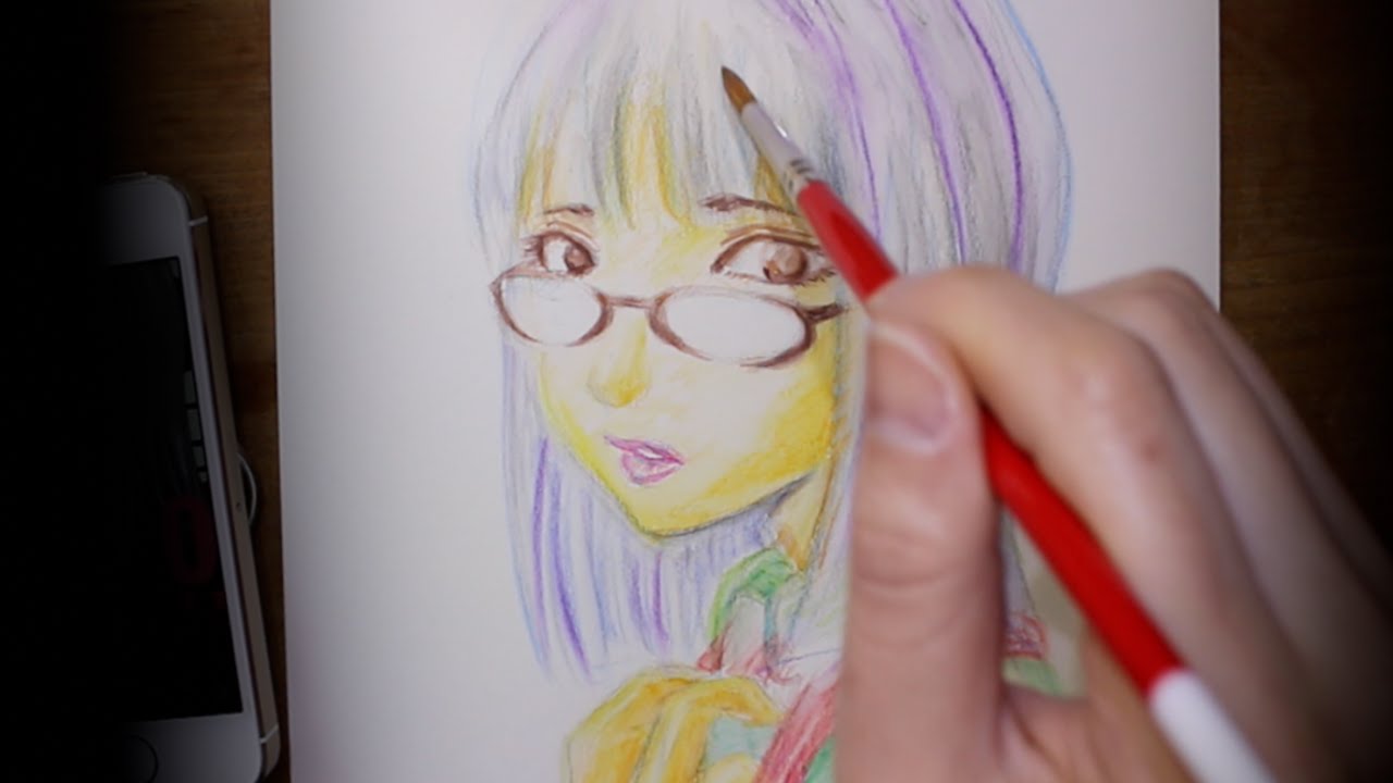 監獄学園 プリズンスクール 白木芽衣子 幼少期 を描いてみた Drawing Meiko Shiraki From Prison School Youtube