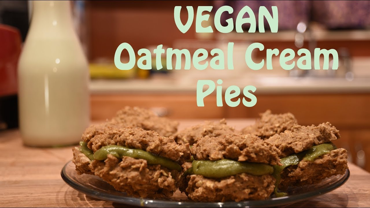 VEGAN Oatmeal Cream Pies with Pumpkin Seed Cream! YouTube