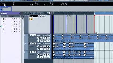 Steinberg Cubase Four - 23. Advanced Markers - How To Tutorial