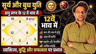 Sun + Mercury Conjunction in 12th House for Sagittarius  Ascendant
