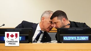 Carney, Zelenskyy co-chair UN meeting on abducted Ukrainian children